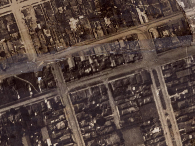 32 Beresford Street from the air, 1925-1929