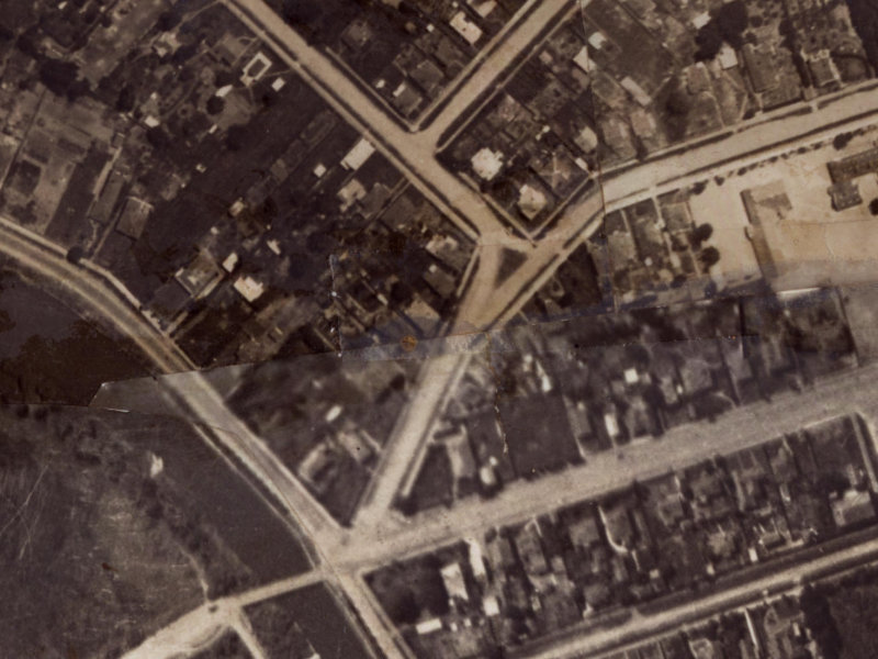 138 Hawke Street from the air, 1925-1929