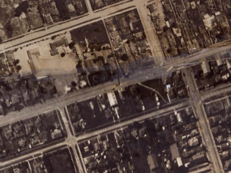 117 Seaview Road from the air, 1925-1929
