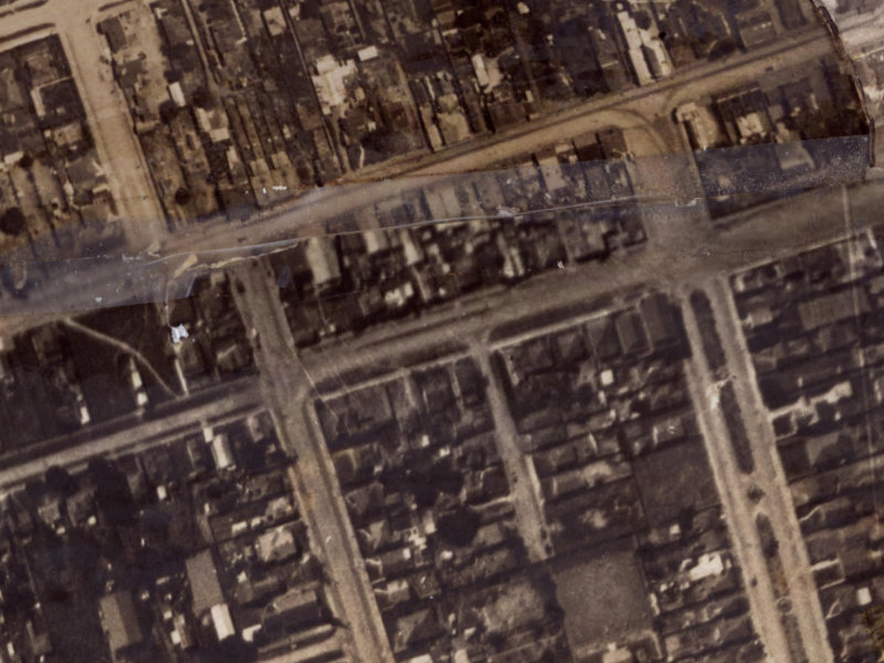 4 Mafeking Street from the air, 1925-1929