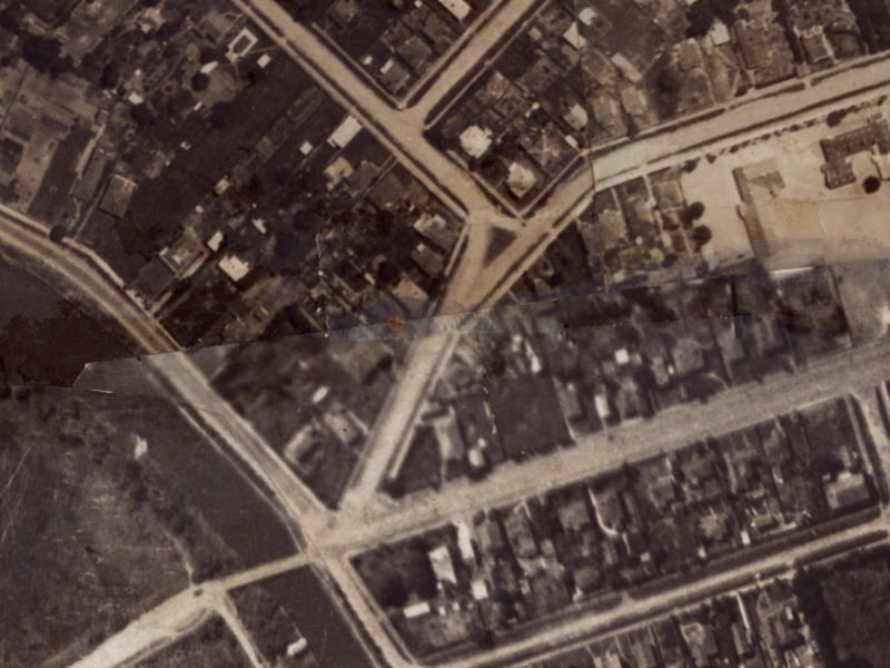 131 Hawke Street from the air, 1925-1929