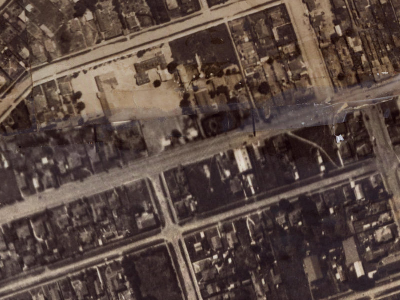 Seaview Road from the air, 1925-1929