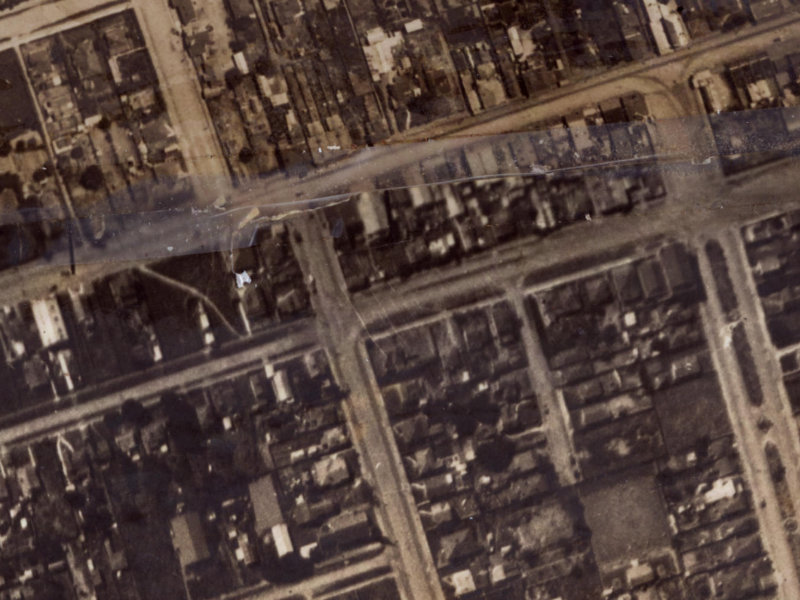 39 Beresford Street from the air, 1925-1929