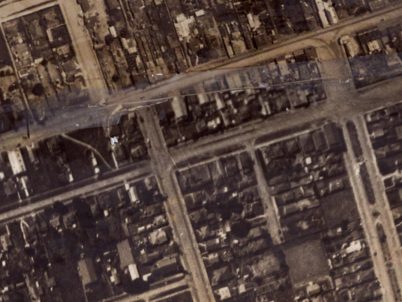 42 Beresford Street from the air, 1925-1929