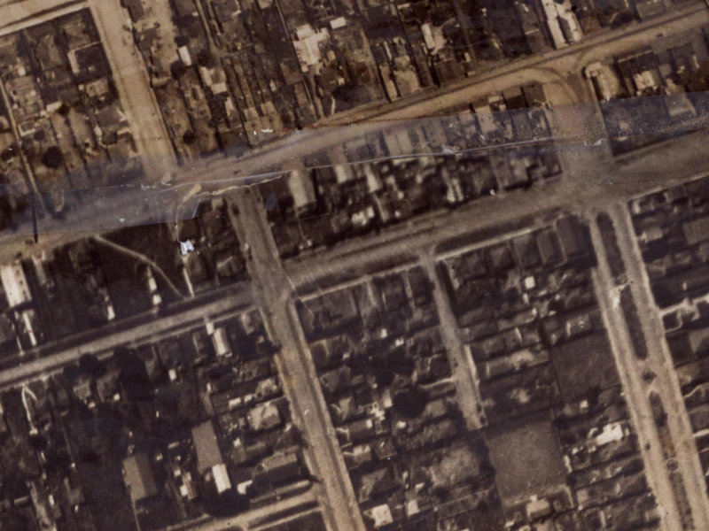 40 Beresford Street from the air, 1925-1929