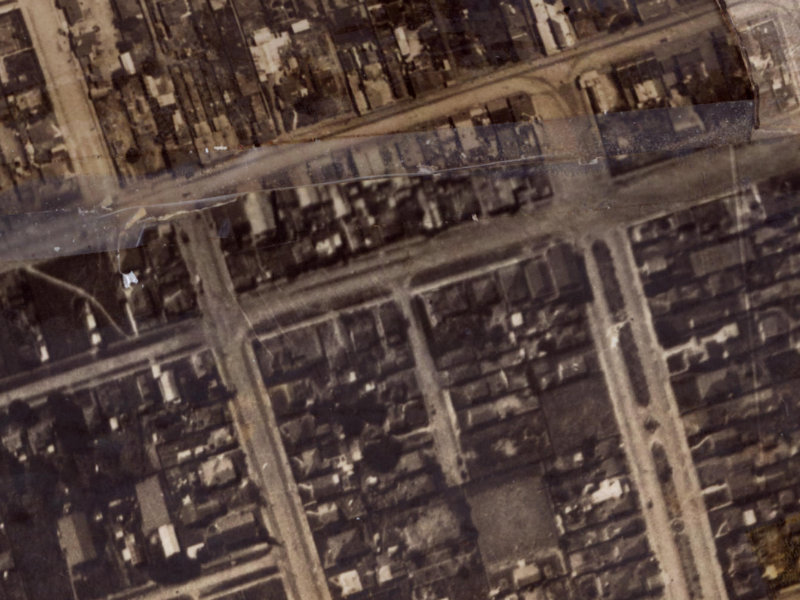 5 Mafeking Street from the air, 1925-1929