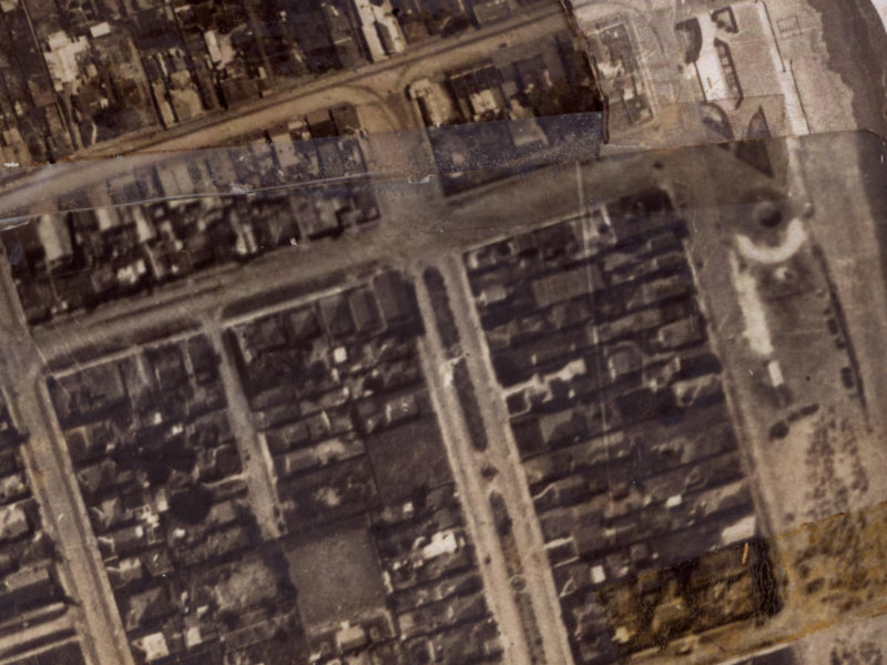17-19 Oram Avenue from the air, 1925-1929