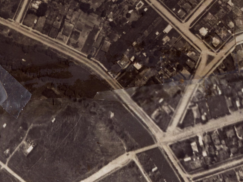 559 New Brighton Road from the air, 1925-1929