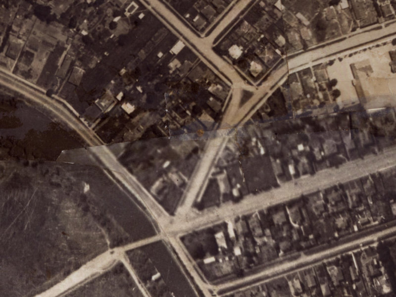 142 Hawke Street from the air, 1925-1929