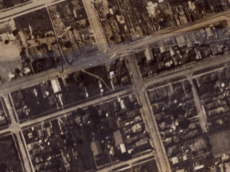 56 Beresford Street from the air, 1925-1929
