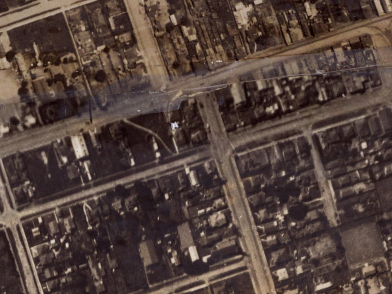 53 Beresford Street from the air, 1925-1929
