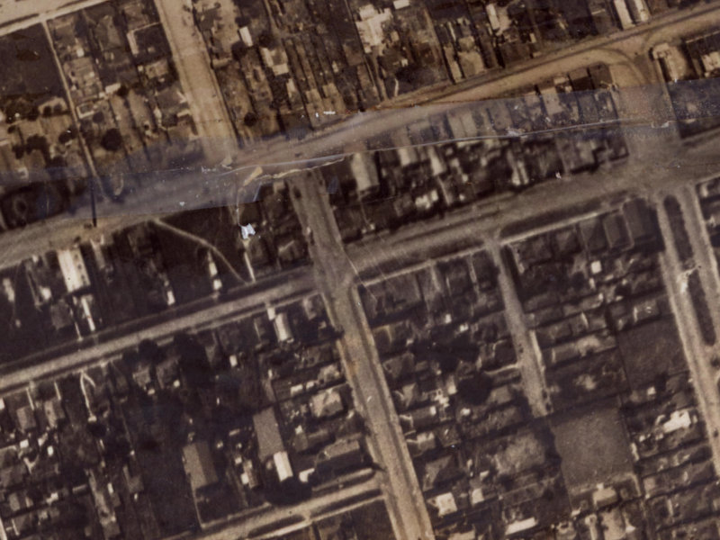 48 Beresford Street from the air, 1925-1929
