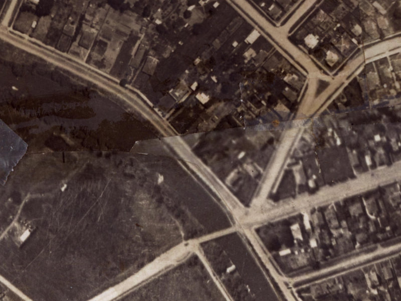 561 New Brighton Road from the air, 1925-1929