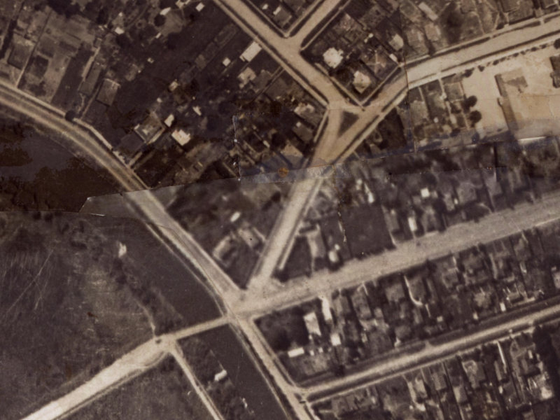 144 Hawke Street from the air, 1925-1929