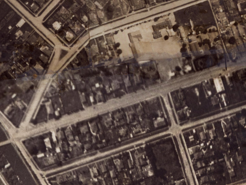 154 Seaview Road from the air, 1925-1929