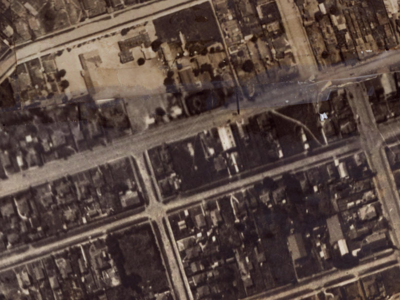 123 Seaview Road from the air, 1925-1929