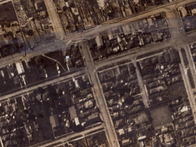 7 Union Street from the air, 1925-1929