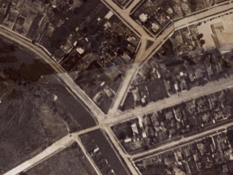 146 Hawke Street from the air, 1925-1929