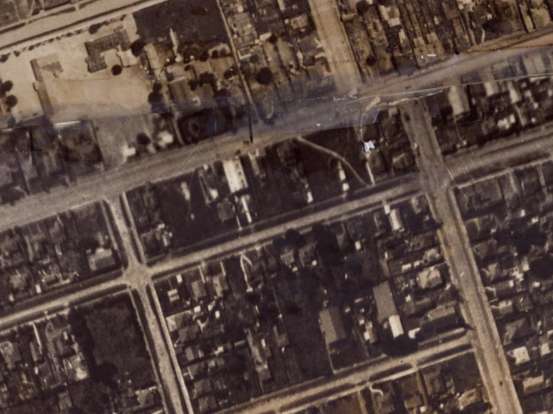 68 Beresford Street from the air, 1925-1929