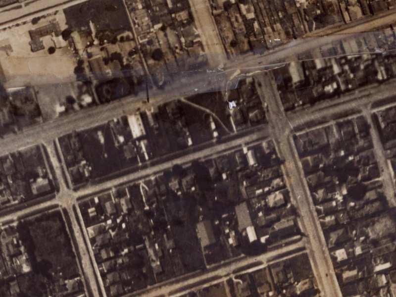 67 Beresford Street from the air, 1925-1929