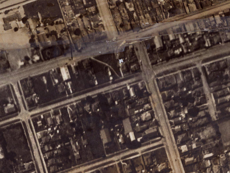 61 Beresford Street from the air, 1925-1929