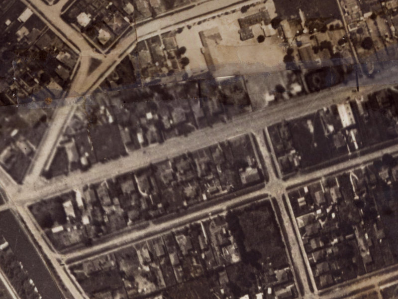 147-149 Seaview Road from the air, 1925-1929