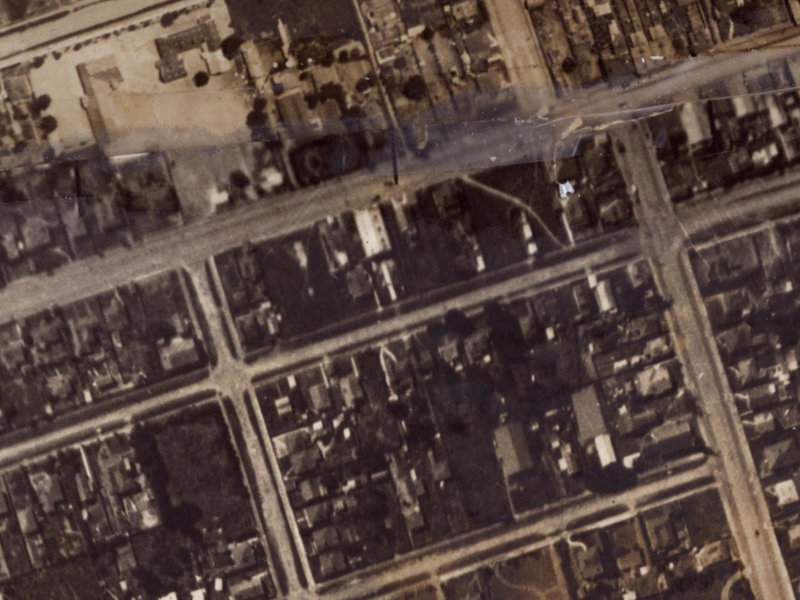 74 Beresford Street from the air, 1925-1929
