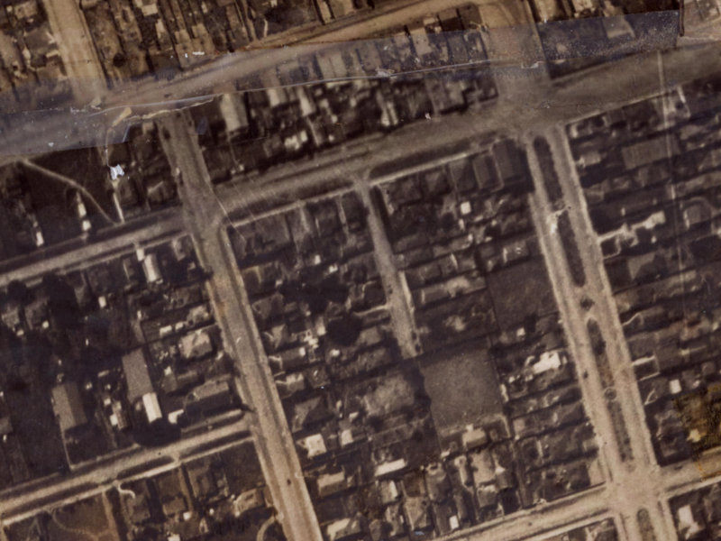 10 Mafeking Street from the air, 1925-1929