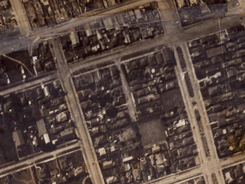 Mafeking Street from the air, 1925-1929