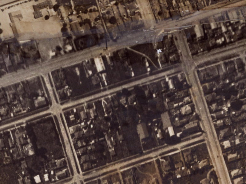 67A Beresford Street from the air, 1925-1929