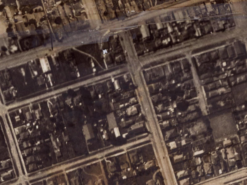 16 Union Street from the air, 1925-1929