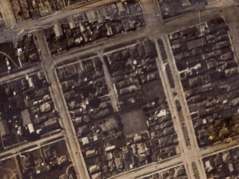 15 Mafeking Street from the air, 1925-1929