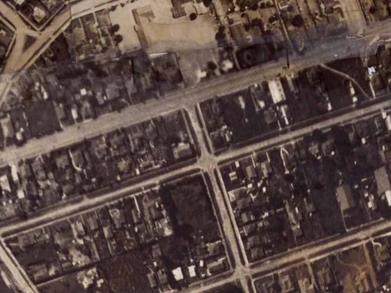 8 Hardy Street from the air, 1925-1929