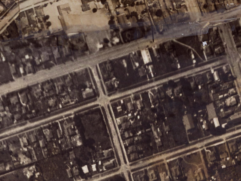 86 Beresford Street from the air, 1925-1929