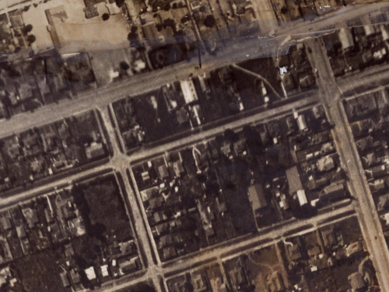 71 Beresford Street from the air, 1925-1929