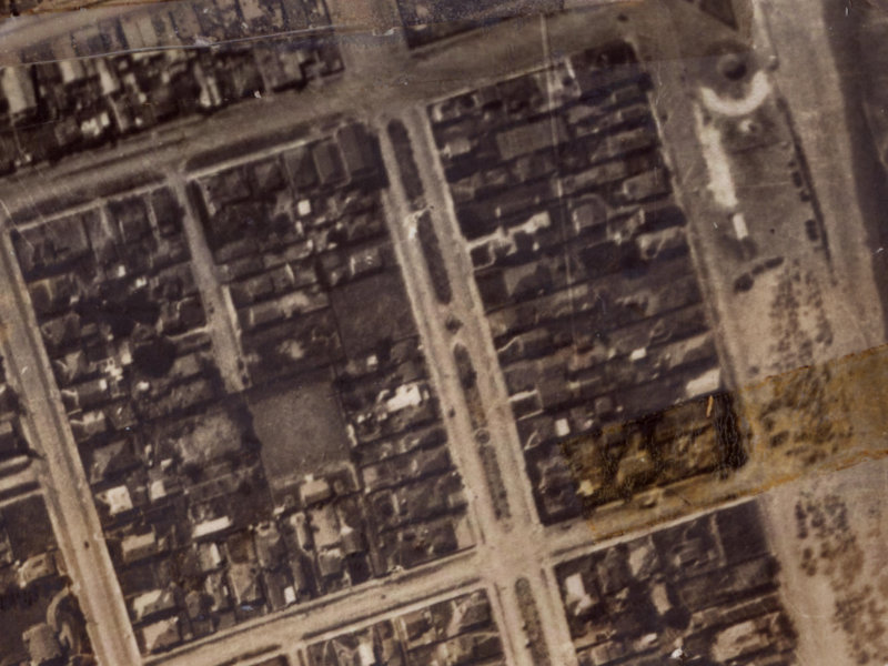 25 Oram Avenue from the air, 1925-1929