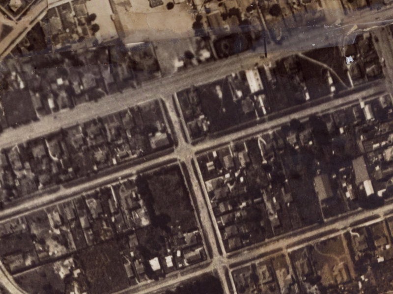 89 Beresford Street from the air, 1925-1929