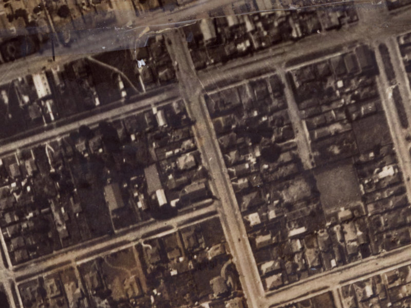 22 Union Street from the air, 1925-1929