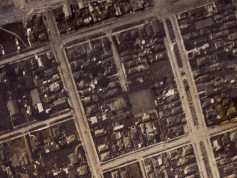 20 Mafeking Street from the air, 1925-1929