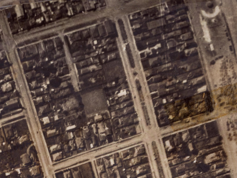 34 Oram Avenue from the air, 1925-1929