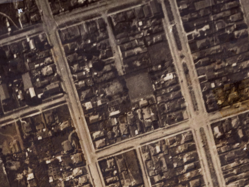 21 Mafeking Street from the air, 1925-1929