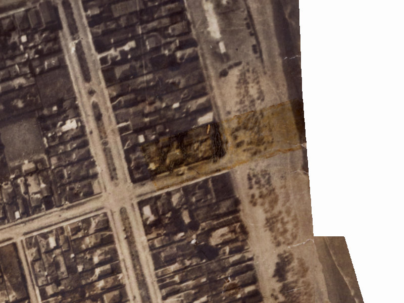 2 Hood Street from the air, 1925-1929