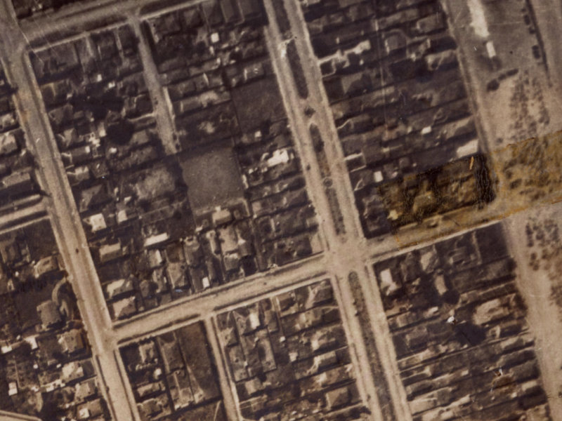 40 Oram Avenue from the air, 1925-1929
