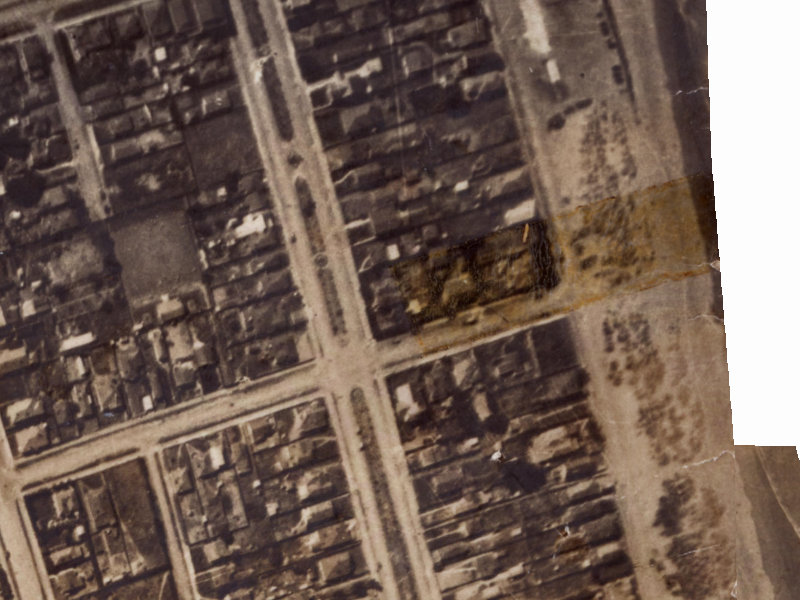 14 Hood Street from the air, 1925-1929
