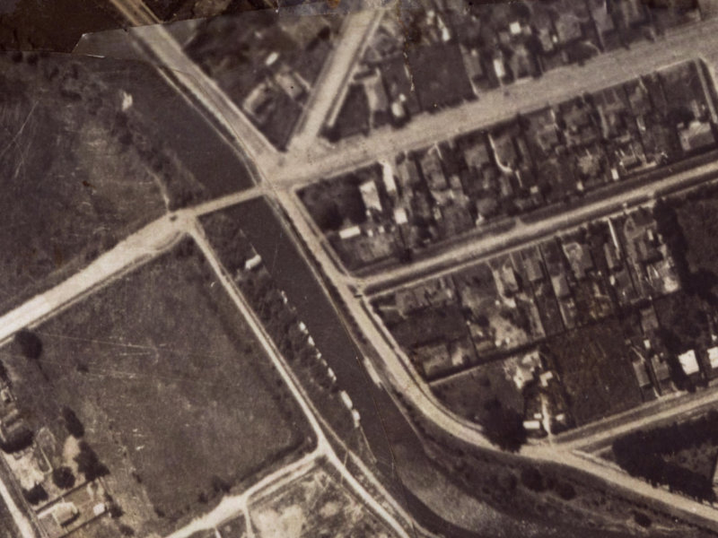126 Beresford Street from the air, 1925-1929