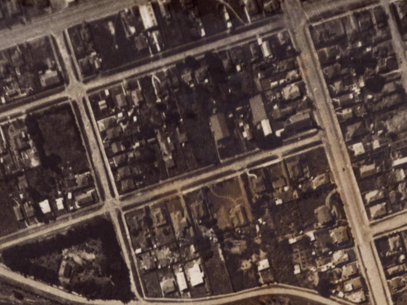 24 Collingwood Street from the air, 1925-1929
