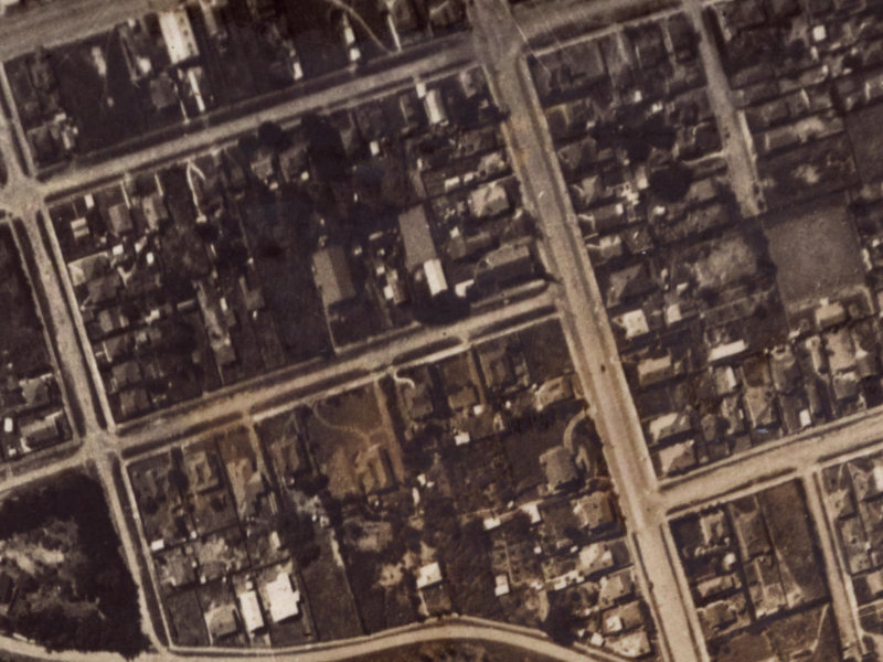 9 Collingwood Street from the air, 1925-1929