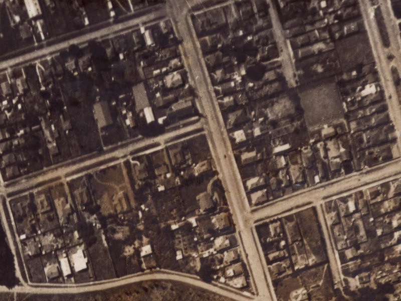 36 Union Street from the air, 1925-1929