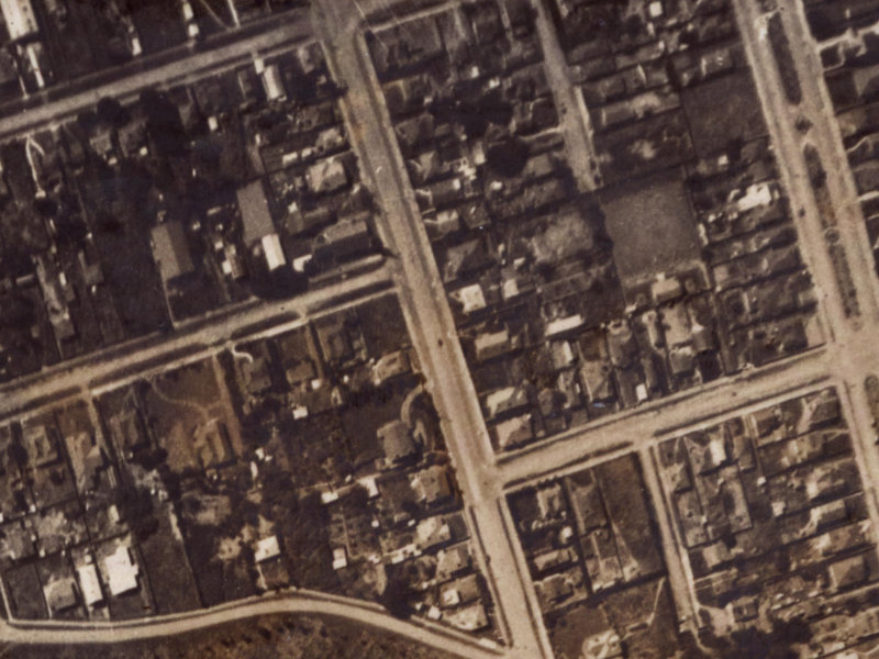 37 Union Street from the air, 1925-1929