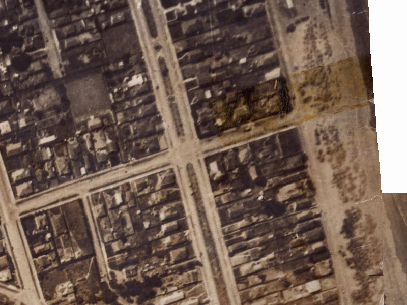 15A Hood Street from the air, 1925-1929